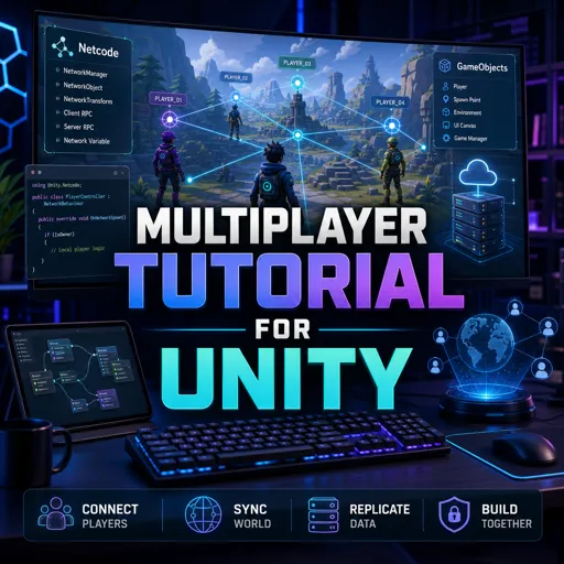Free Course Image Multiplayer Tutorial for Unity