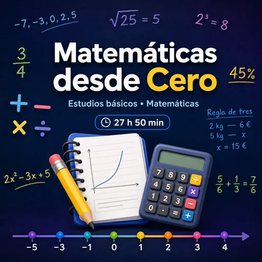 Imagen del curso gratis Matemáticas desde Cero