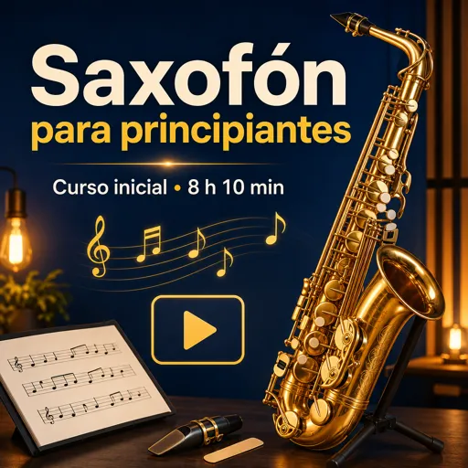 Imagen del curso gratis Saxofón para principiantes