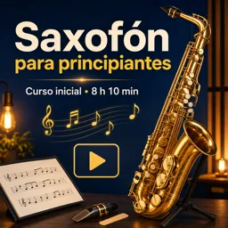 Imagen del curso gratis Saxofón para principiantes