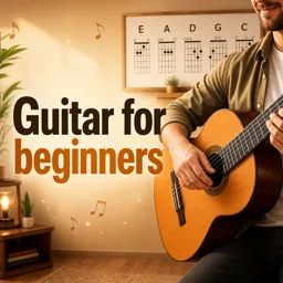 Free Course Image Guitar for beginners