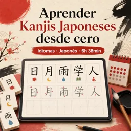 Imagen del curso gratis Aprender Kanjis Japoneses desde cero