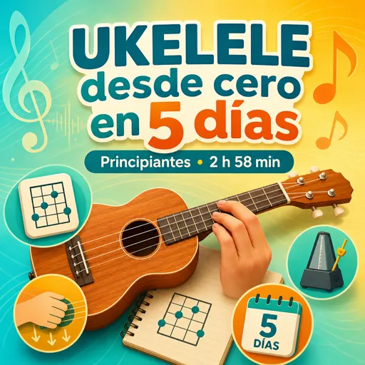 Imagen del curso gratis UKELELE desde cero en 5 días
