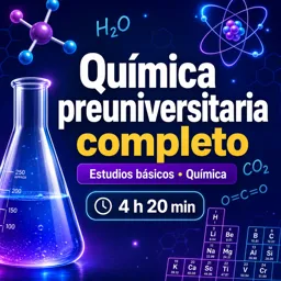 Imagen del curso gratis Química preuniversitaria completo