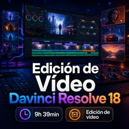 Imagen del curso gratis Edición de Vídeo Davinci Resolve 18