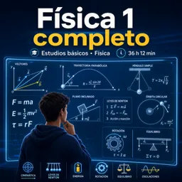 Imagen del curso gratis Física 1 completo