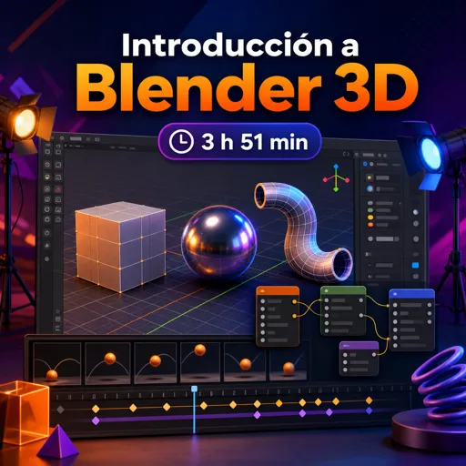 Imagen del curso gratis Introducción a Blender 3D