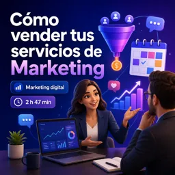 Imagen del curso gratis Cómo vender tus servicios de Marketing