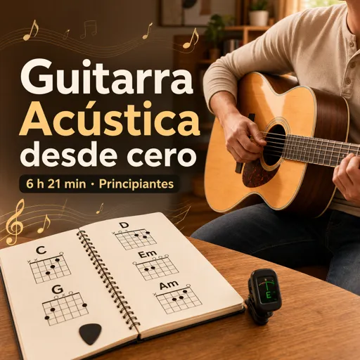 Imagen del curso gratis Guitarra Acústica desde cero