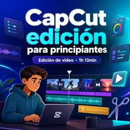 Imagen del curso gratis CapCut edición para principiantes