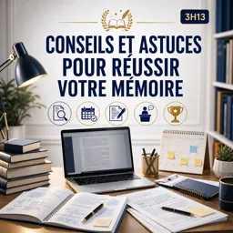 Image de cours gratuite Conseils et astuces pour réussir votre mémoire