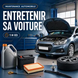 Image de cours gratuite Entretenir sa voiture
