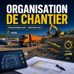 Image de cours gratuite Organisation de Chantier