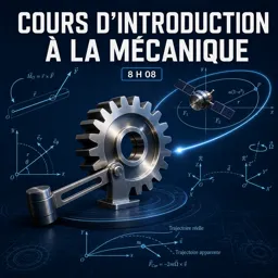 Image de cours gratuite Cours d'introduction à la mécanique