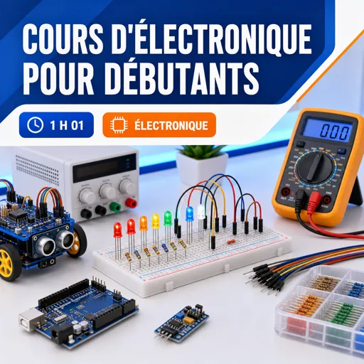 Image de cours gratuite Cours d'électronique pour débutants