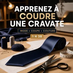 Image de cours gratuite Apprenez à coudre une cravate