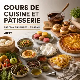Image de cours gratuite Cours de cuisine et pâtisserie