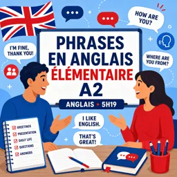 Image de cours gratuite Phrases en Anglais élémentaire A2
