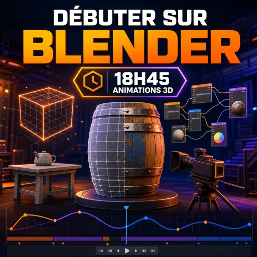 Image de cours gratuite Débuter sur Blender