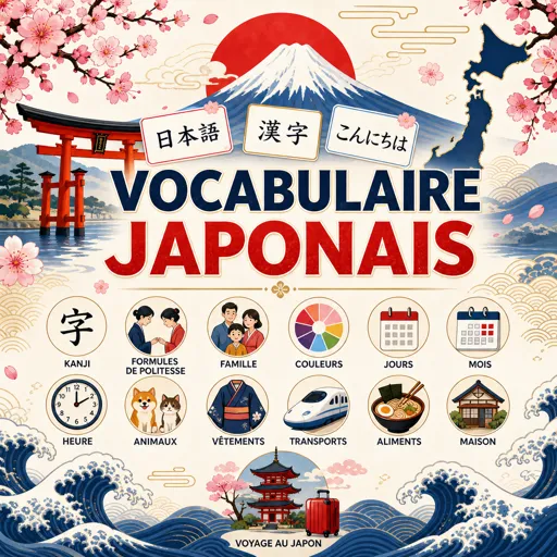Image de cours gratuite Vocabulaire Japonais
