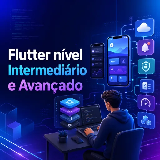 Imagem do Curso gratuito Flutter nível Intermediário e Avançado