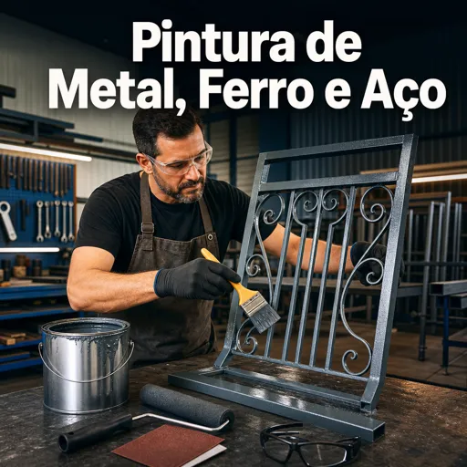 Imagem do Curso gratuito Pintura de Metal, Ferro e Aço