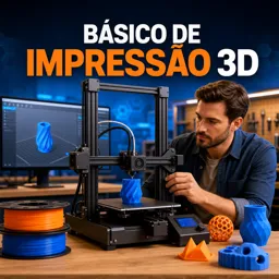 Imagem do Curso gratuito Básico de Impressão 3D