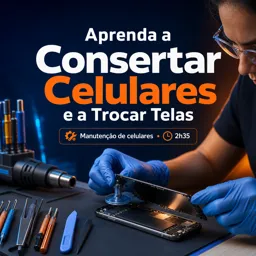 Imagem do Curso gratuito Aprenda a Consertar Celulares e a trocar telas