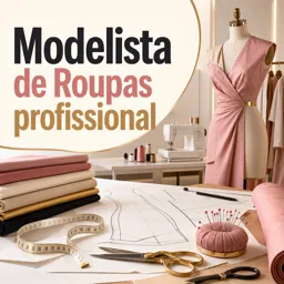 Imagem do Curso gratuito Modelista de Roupas profissional