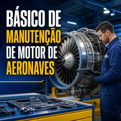 Imagem do Curso gratuito Básico de Manutenção de motor de Aeronaves