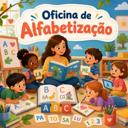 Imagem do Curso gratuito Oficina de Alfabetização