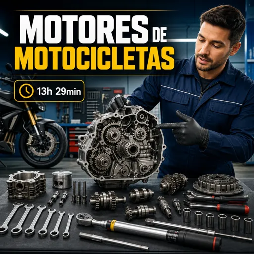 Imagem do Curso gratuito Motores de Motocicletas