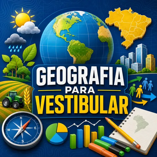 Imagem do Curso gratuito Geografia para Vestibular