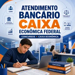 Imagem do Curso gratuito Atendimento Bancário Caixa Econômica Federal