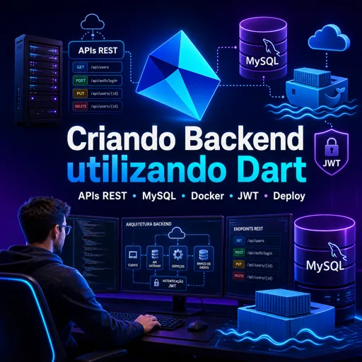 Imagem do Curso gratuito Criando Backend utilizando Dart