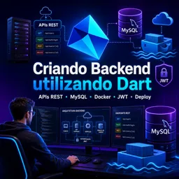Imagem do Curso gratuito Criando Backend utilizando Dart