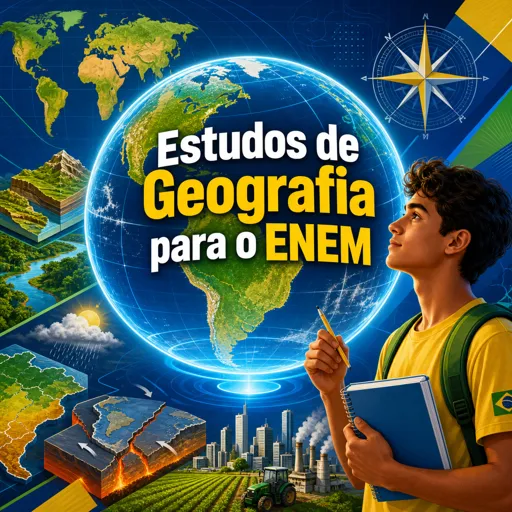 Imagem do Curso gratuito Estudos de Geografia para o ENEM