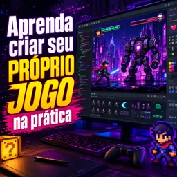 Imagem do Curso gratuito Aprenda criar seu próprio Jogo na prática