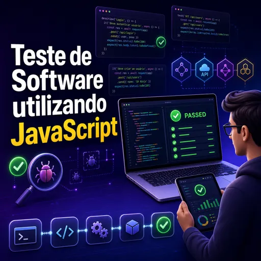 Imagem do Curso gratuito Teste de Software utilizando JavaScript