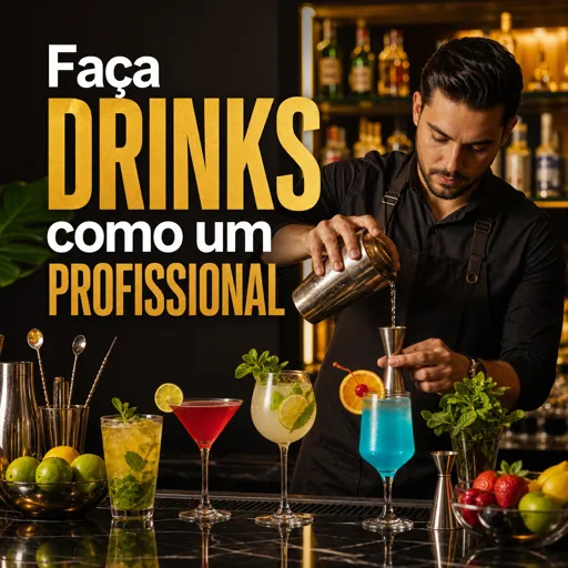Imagem do Curso gratuito Faça Drinks como um profissional