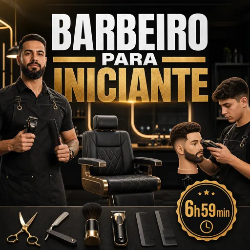 Imagem do Curso gratuito Barbeiro para Iniciante