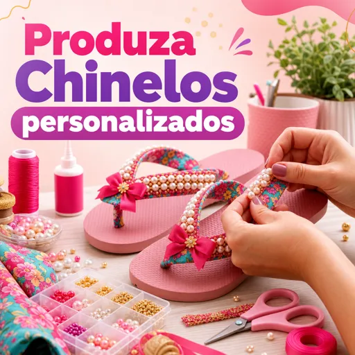 Imagem do Curso gratuito Produza Chinelos personalizados