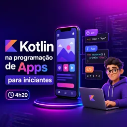 Imagem do Curso gratuito Kotlin na programação de Apps para iniciantes