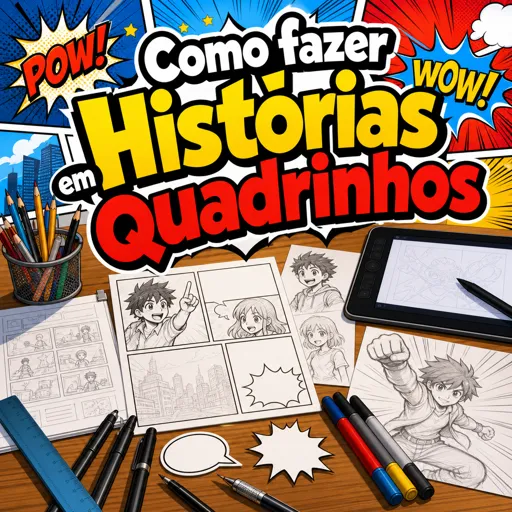 Imagem do Curso gratuito Como fazer Histórias em quadrinhos