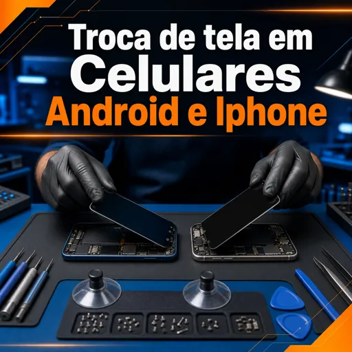 Imagem do Curso gratuito Troca de tela em Celulares Android e Iphone