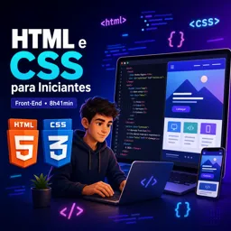Imagem do Curso gratuito HTML e CSS para Iniciantes