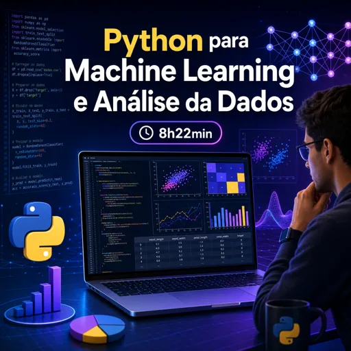 Imagem do Curso gratuito Python para Machine Learning e Análise da Dados