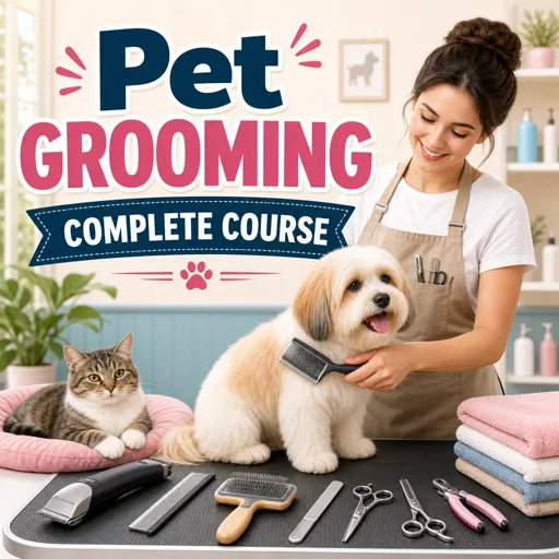 Free Course Image Pet Grooming complete course