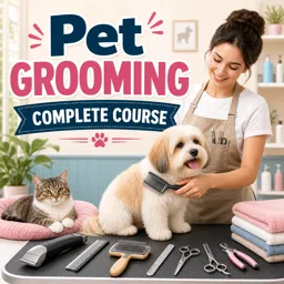 Free Course Image Pet Grooming complete course