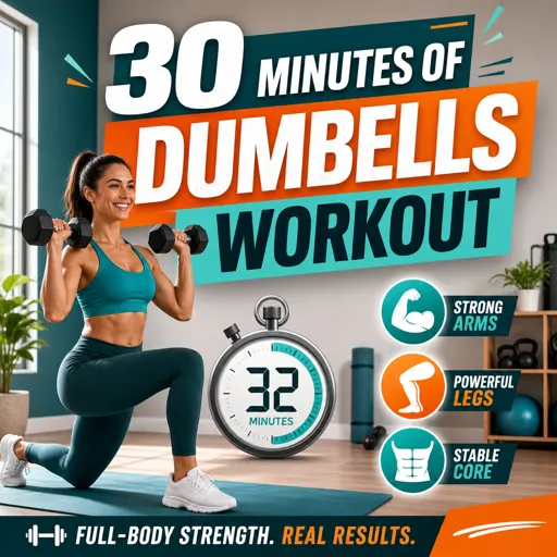 Free Course Image 30 minutes of Dumbells Workout